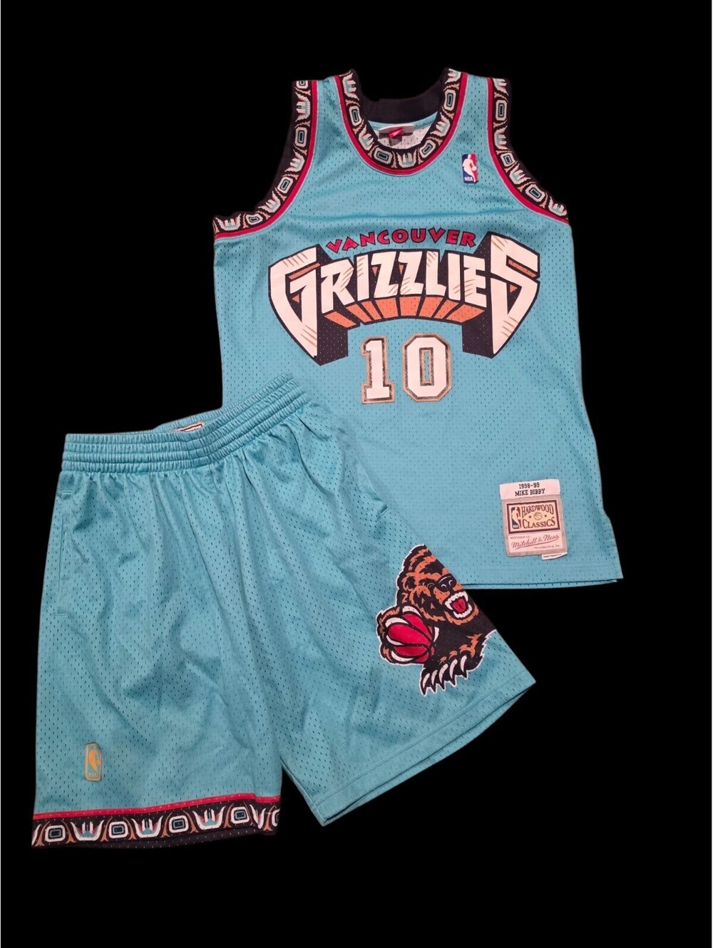 Mitchell & Ness Grizzlies Mike Bibby HWC Swingman Size M Jersey  Shorts Set